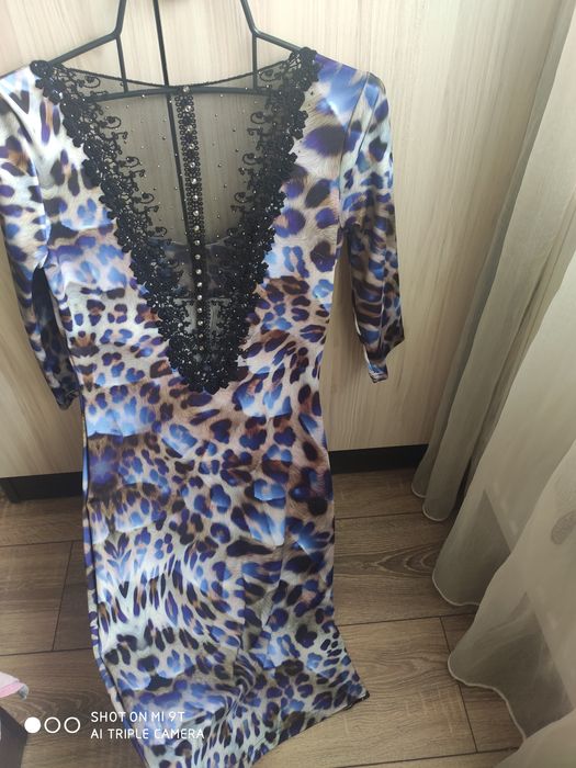 Официална дамска рокля с камъни