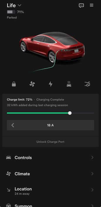 Tesla Model S 85D Small Rear engine