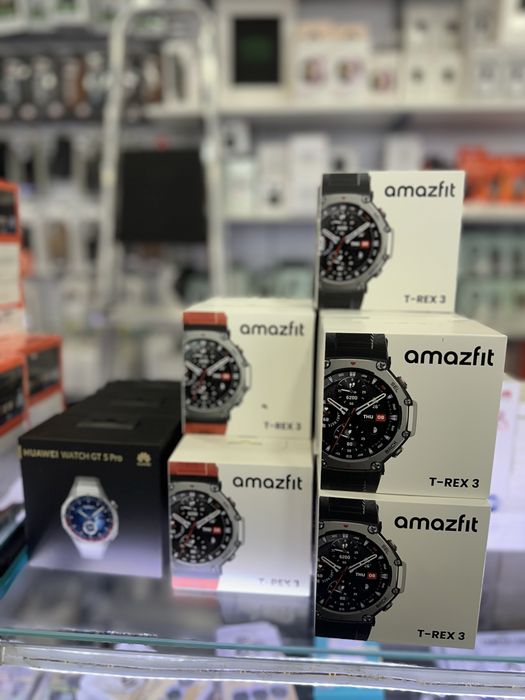 Новые Смарт Часы Amazfit T-REX 3 Оригинал! Бесплатная Доставка!