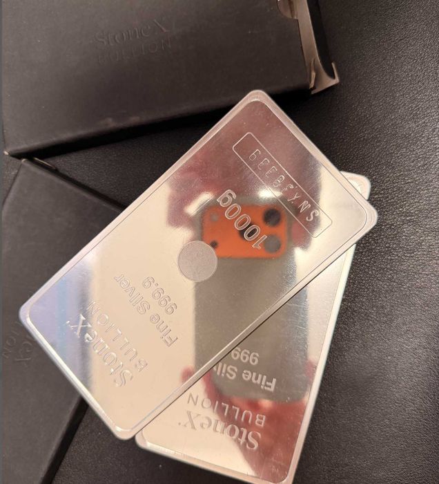 Lingouri argint pur 9999 de investitie