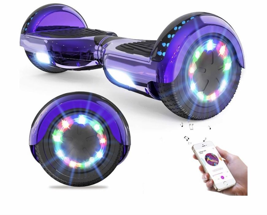 Hoverboard electric GeekMe 6.5 inch Bluetooth LED