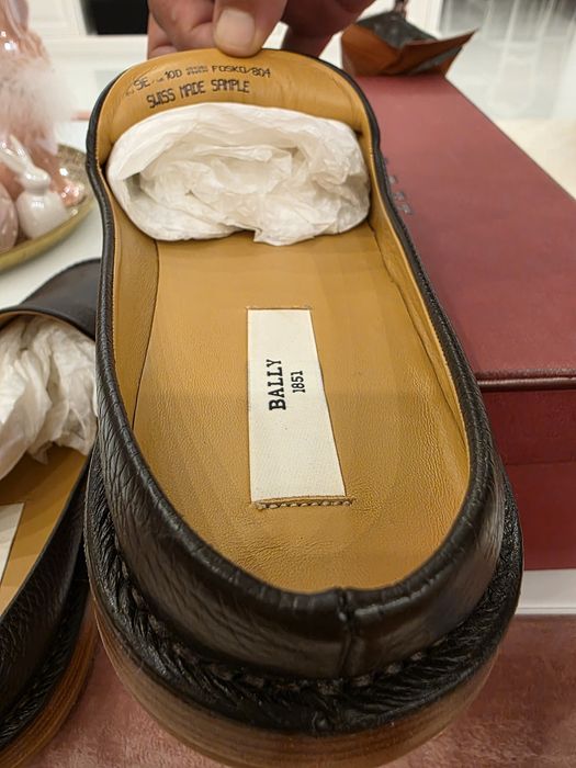Mocasini piele maro BALLY