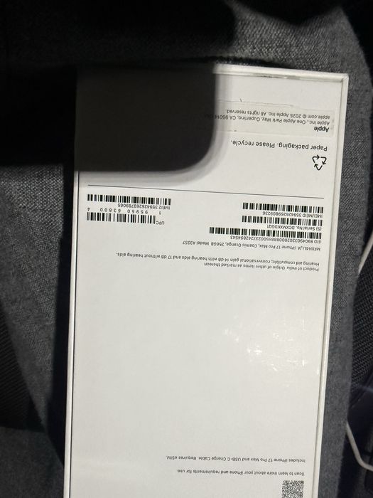 iPhone 17 Pro Max 256Gb orange e-sim