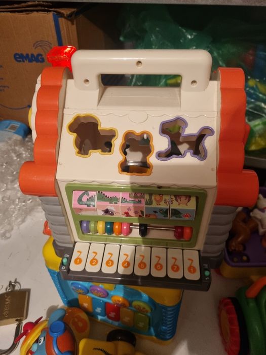 Jucarie educativa casuta Activitati forme lumini sunete