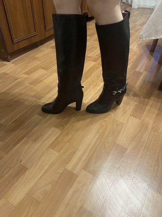 Кожаные сапоги пр-воИталия