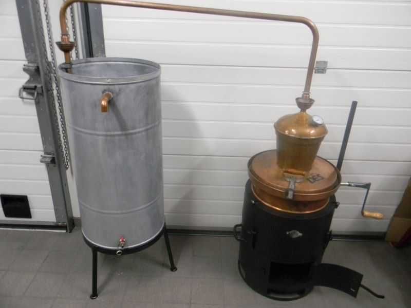 CAZAN RACHIU/TUICA 60 litri Cupru cu amestecator (Sarbesc-DESS)