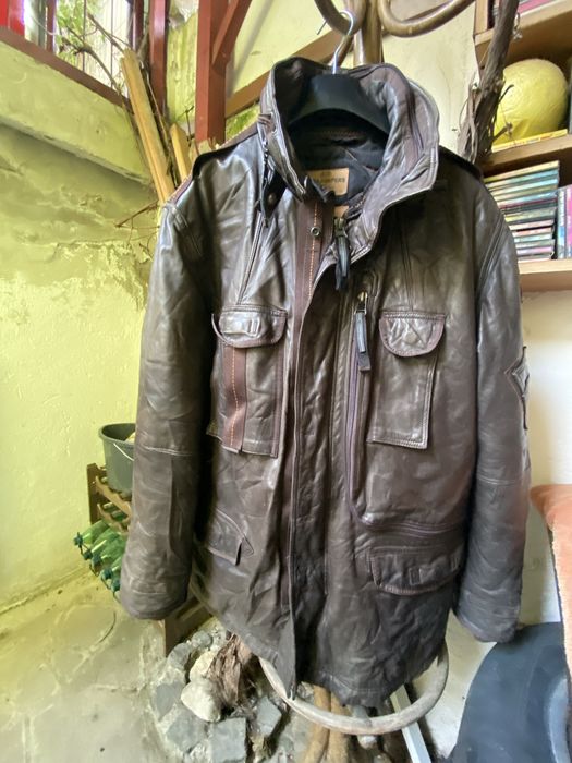 Geaca Parajumpers Kodiak din piele cu puf