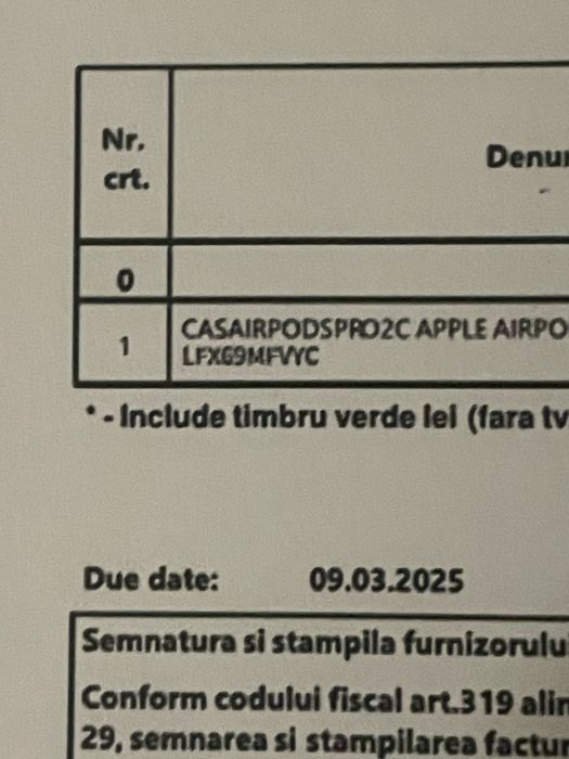 Apple AirPods 4 ANC cu factură