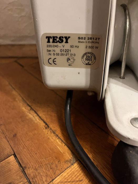 Радиатор TESY 2512T с механичен таймер