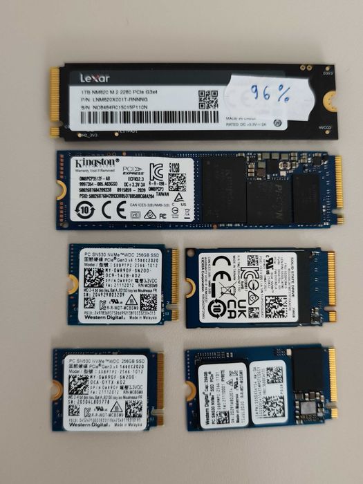Ssd NVMe M.2, Sata, HDD 512Gb, 256Gb, 128Gb-50Ron!