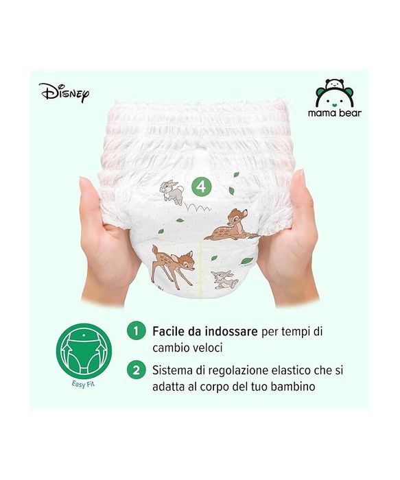 Scutece chilotel, Mama Bear Disney, marimea 4, 80 buc/set