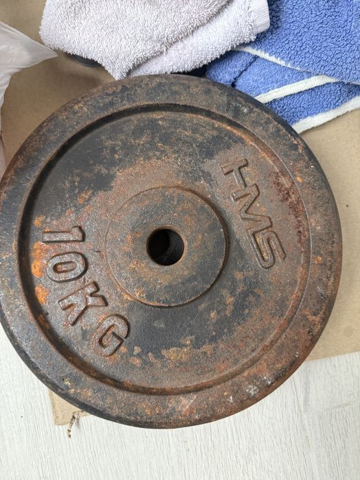 Discuri fonta 10 kg +10 kg, 2 bucati