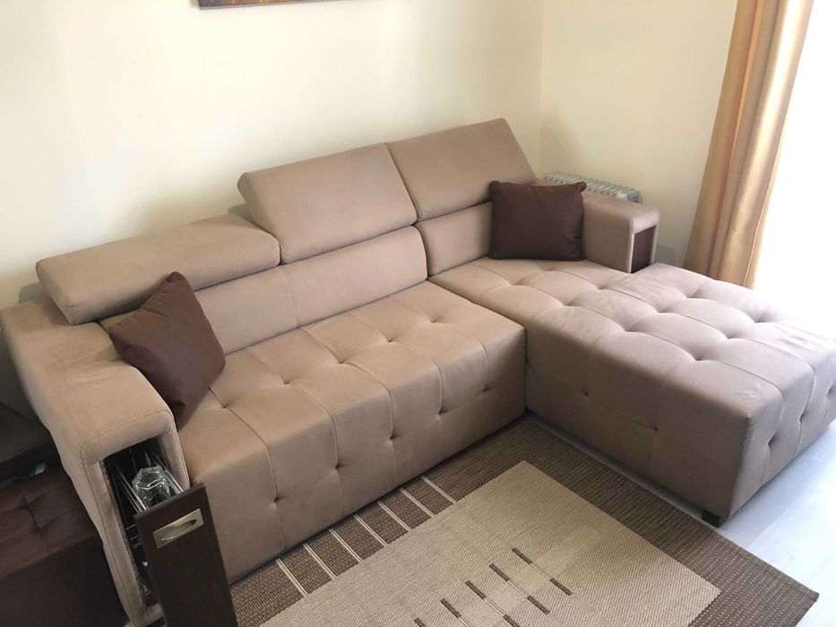 Разтегателен ъглов диван Аполо / Руди Ан