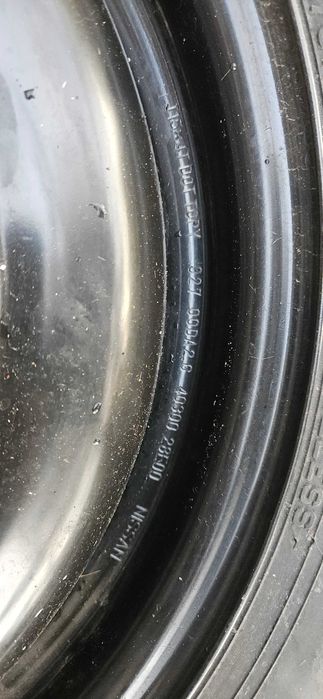 Резервна гума тип "патерица" от Нисан Примера Р11.