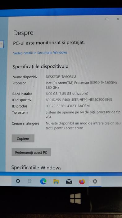 Tableta Jumper EZpad /11,6inch / 6gb RAM ssd 64 gb