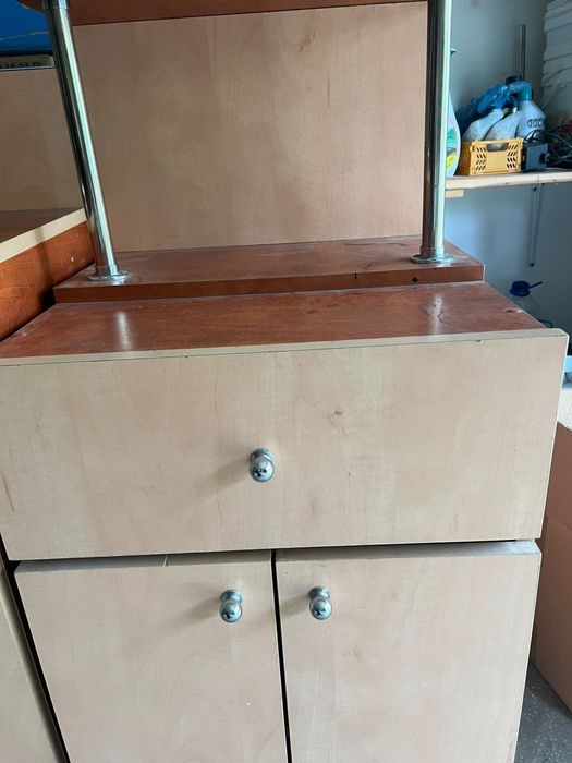 Mobilier Recepție / Salon – Set Complet Modulabil – Design Curbat cu Încuietori