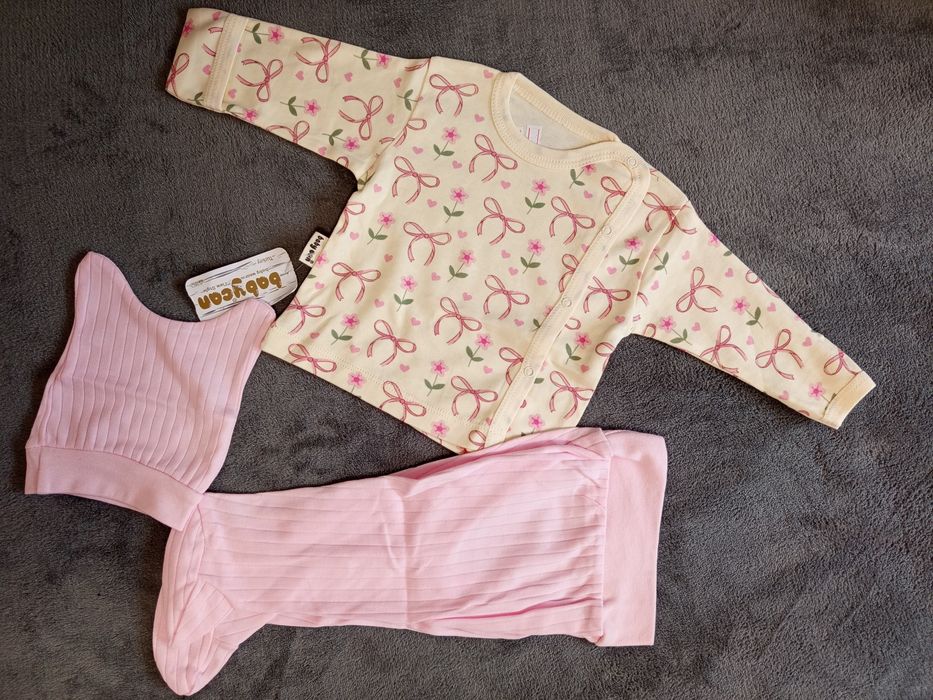 Бебешки комплекти Нови 0-3 ,3-6 месеца