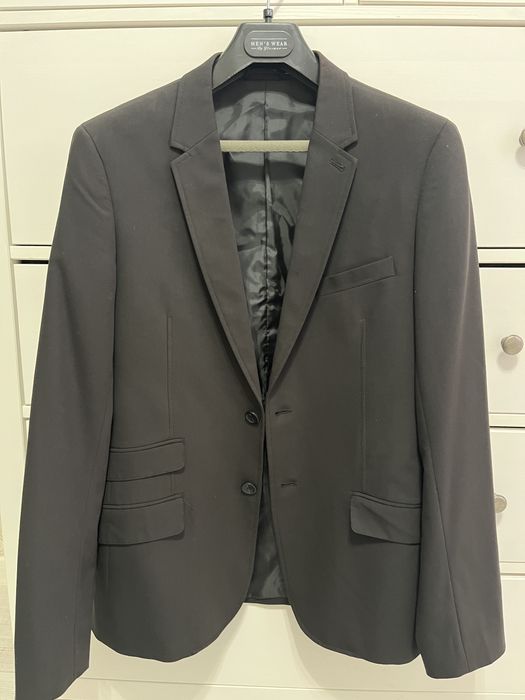 Черный пиджак мужской (savage).