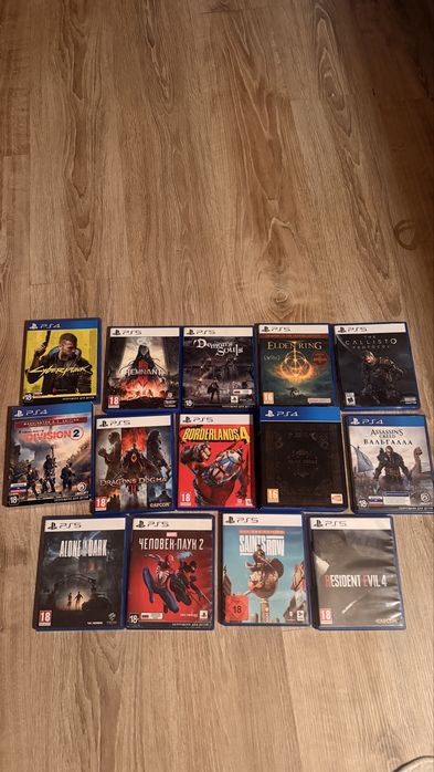 Продам диски на ps4,5 или обмен