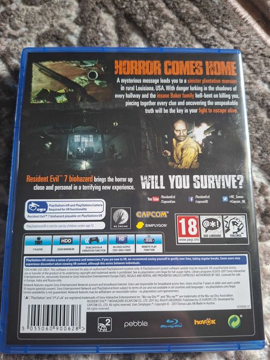 Resident evil 7 playstation 4