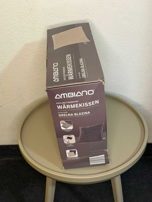 Perna incalzitoare Ambiano, pe baterie, 3 trepte, noua