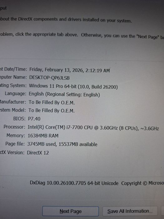 Calculator gaming , i7, video de 8 g , 16 g ram