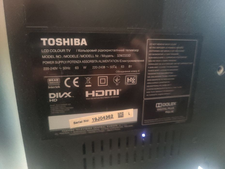 Телевизор Toshiba/Тошиба 32 инча