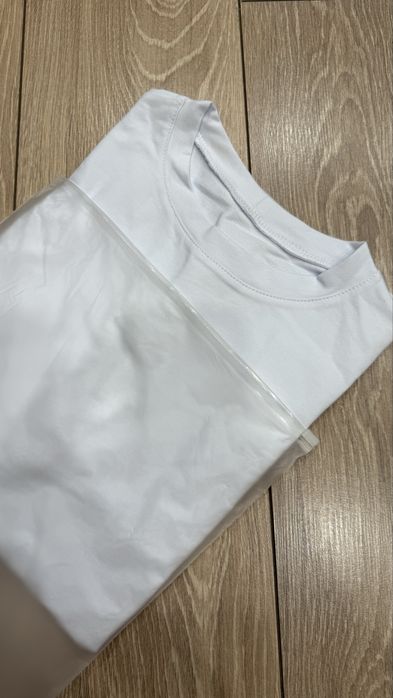 Футболка белая хлопковая