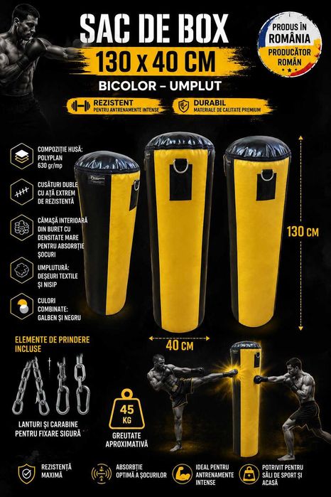 Saci de box neumpluti dimensiuni de la 60 cm pana la 180 cm