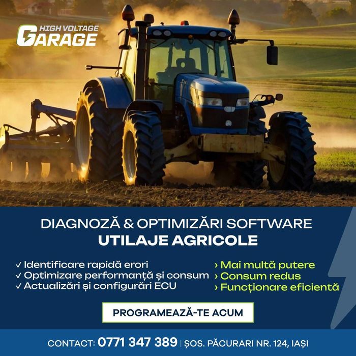Diagnoză & Optimizări Software Utilaje Agricole