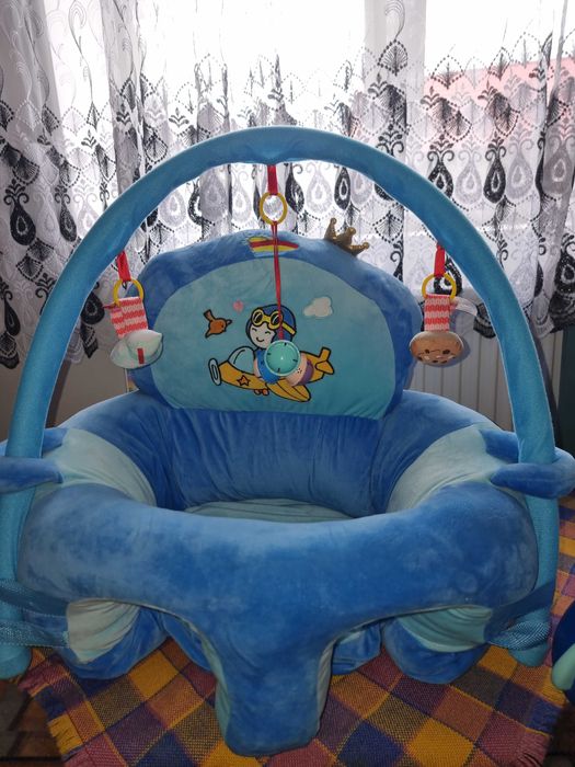 Vand rotobil albastru nou, fotoliu bebe băiețel nou