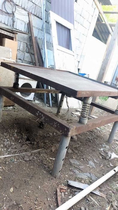 Вибростол для тротуарной плитки