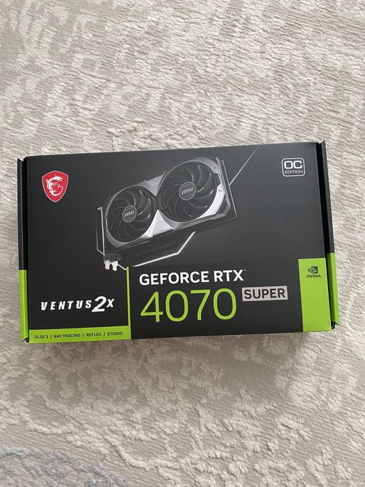 Продам msi rtx 4070 super ventus 2x 12 gb