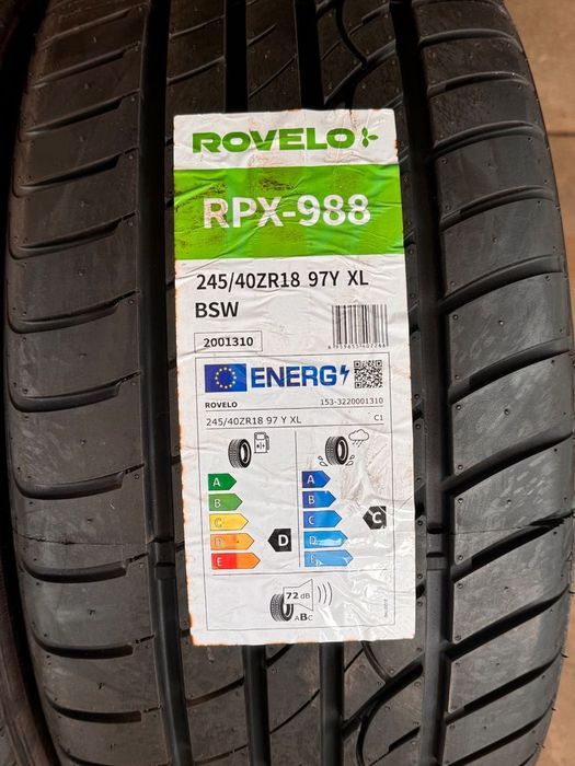 Vând anvelope 245/40/18 Rovelo de vară noi