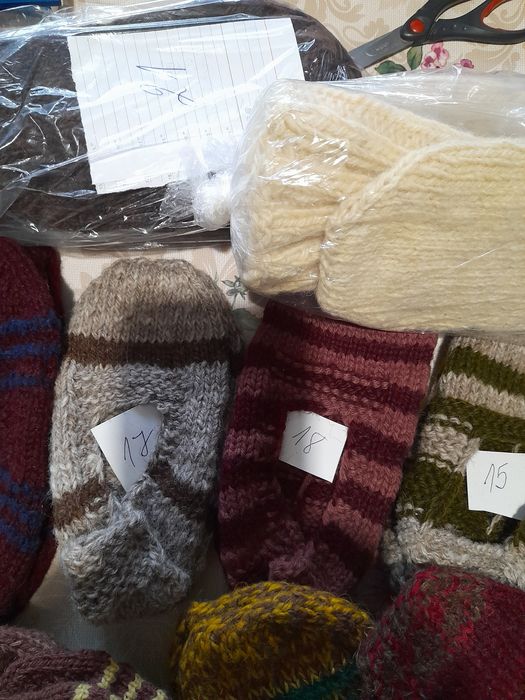 Ръчно плетени терлици  за дечица