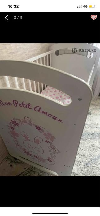 Кроватка детская для девочки