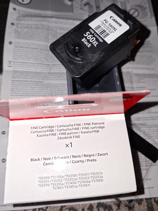 Мастилена глава за принтер Canon PG-560 BK XL