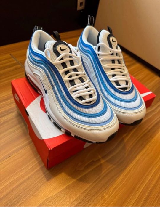 Nike Air Max 97 Blueberry (White and Blue) - Mărimea 41 (Noi)