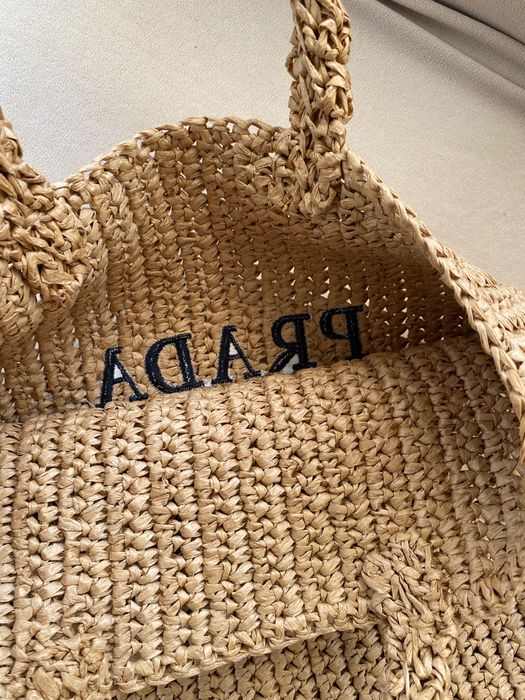 Raffia чанта P*r*a*da