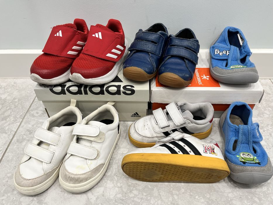 Обувки Кемпер Camper и Адидас Маратонки