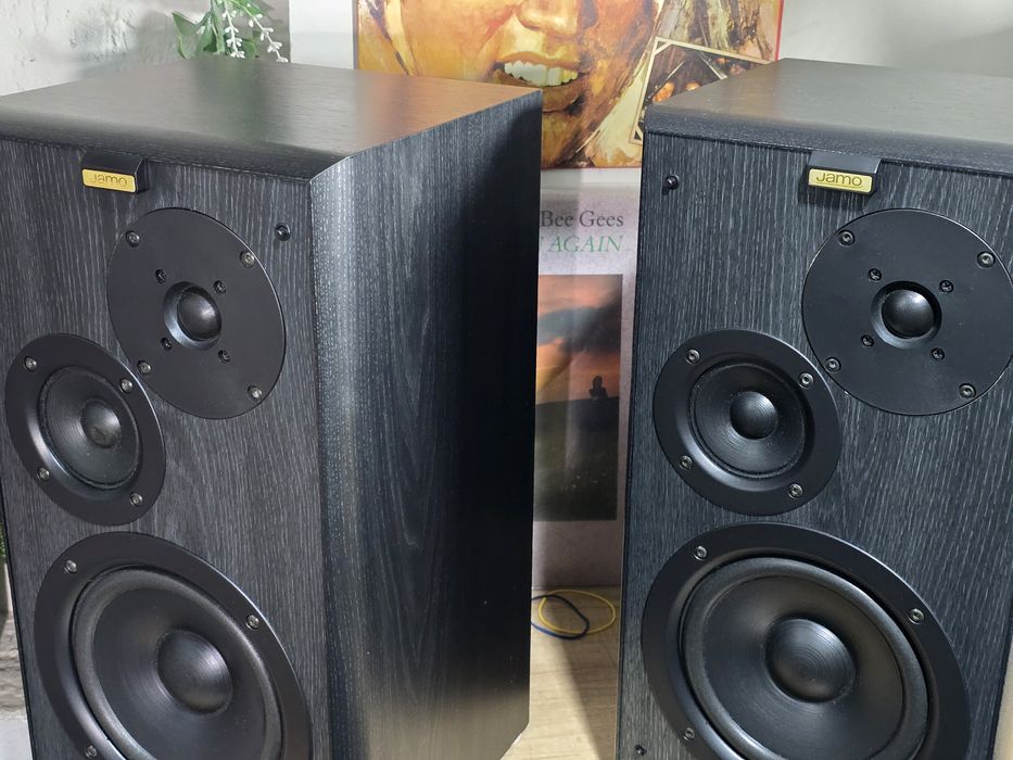 Boxe JAMO cornet 65, made in Denmark,hifi ,3 cai,  80w, 8 ohm