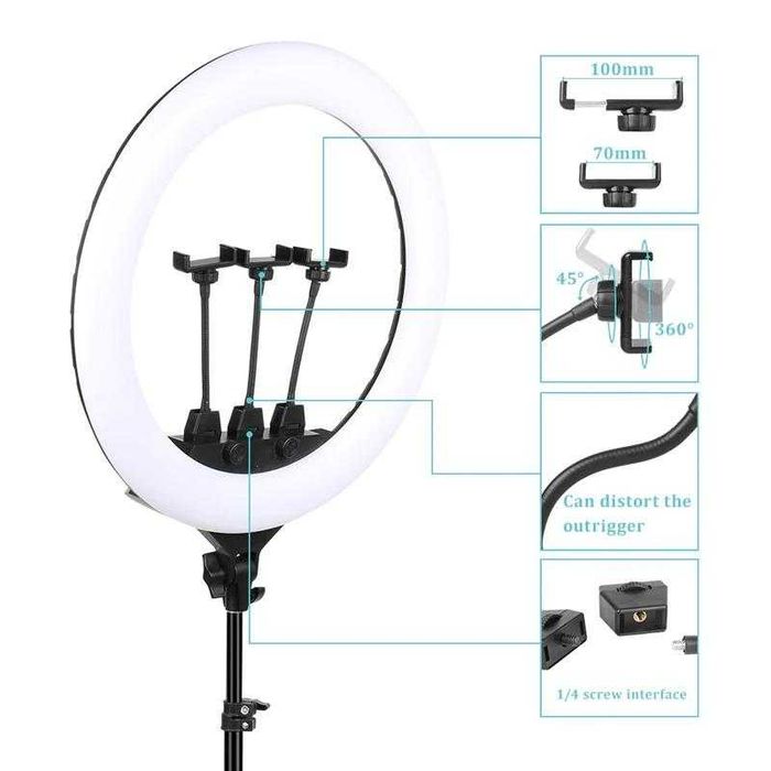 Lampa Circulara Led 26-47cm ring light cravata