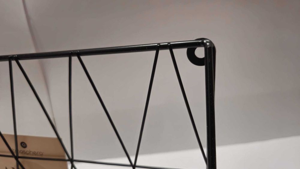 Raft Atmosphera, 48x28x20 cm, cadru Metalic, polita din Lemn