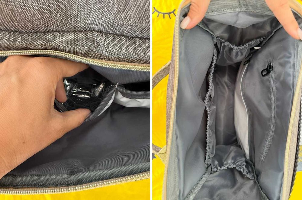 Rucsac pentru bebeluși 3 în 1 cu pătuț pliabil