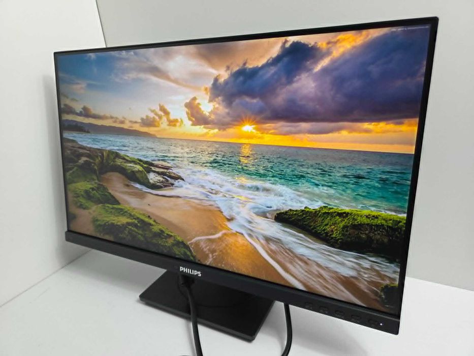 +Гаранция! IPS HDMI + тонколони говорители Монитор Philips 242B1 23.8"