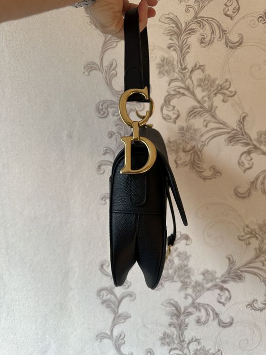Dior Saddle Black Leather bag