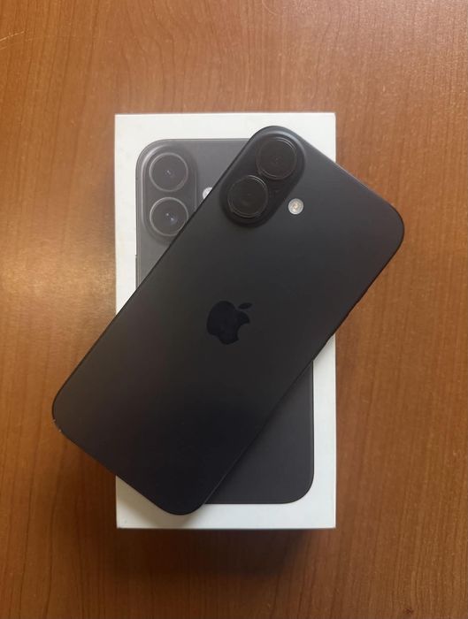 iPhone 16 Black 128 GB | 96% baterie | Cutie | Impecabil | Brașov