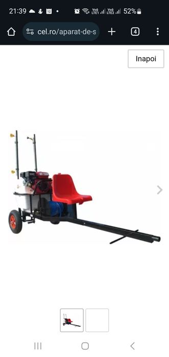 Atomizor profesional tractabil pomi/vie