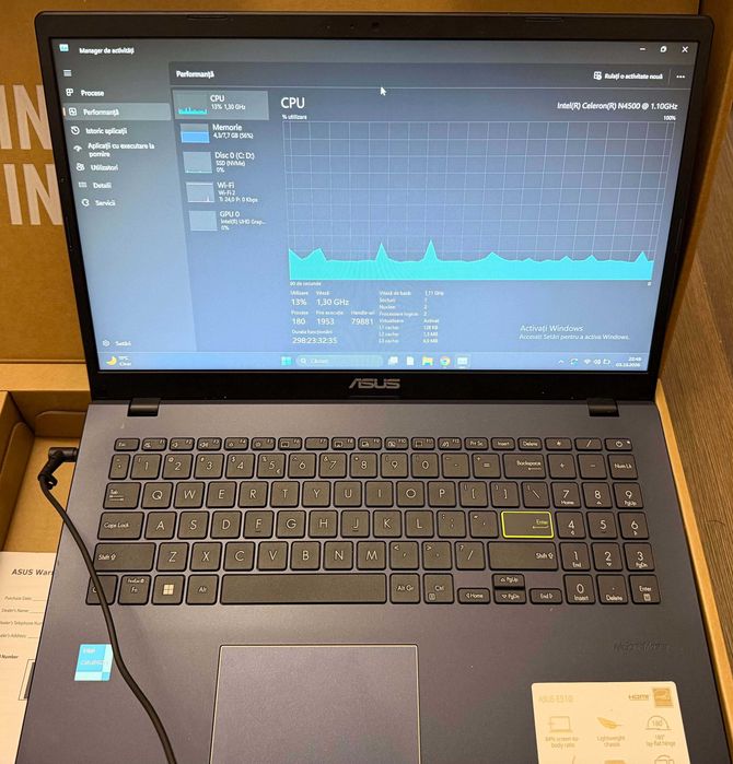 Asus E510 INTEL CELERON N4500 - 8GB RAM - 512 SSD
