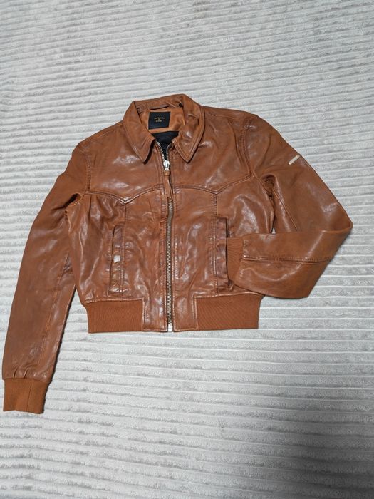 Superdry geaca piele Biker S-M